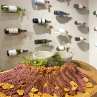 【プレミアムコース】特撰ランプステーキなど全10品4500円(税込)＋2500円で飲み放題も！！