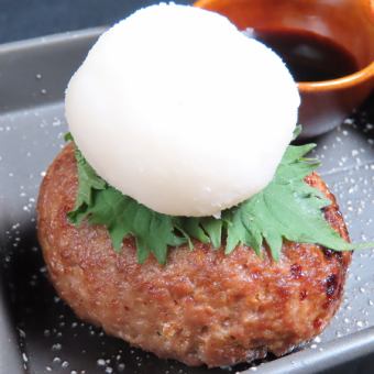 のべ阿波牛の極上ハンバーグ 肉汁おろしポン酢
