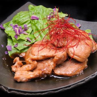 阿波尾鶏もも肉の秘伝タレ焼き