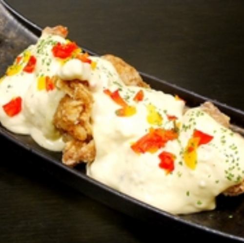 タルタルたっぷり 阿波尾鶏の唐揚げ南蛮風