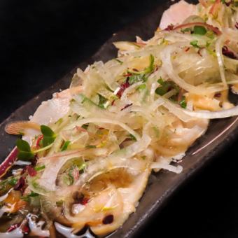 すだち鶏手作りハムのたたき風