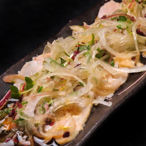 すだち鶏手作りハムのたたき風