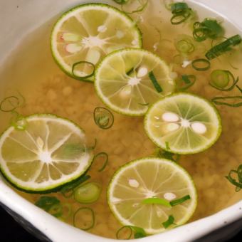 阿波の郷土料理 そば米汁