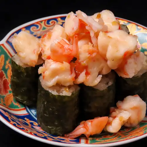 海老ユッケのっけ巻き