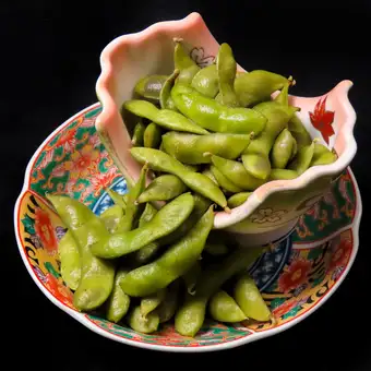こぼれ黒枝豆