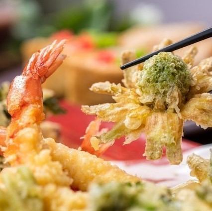 Crispy tempura taste