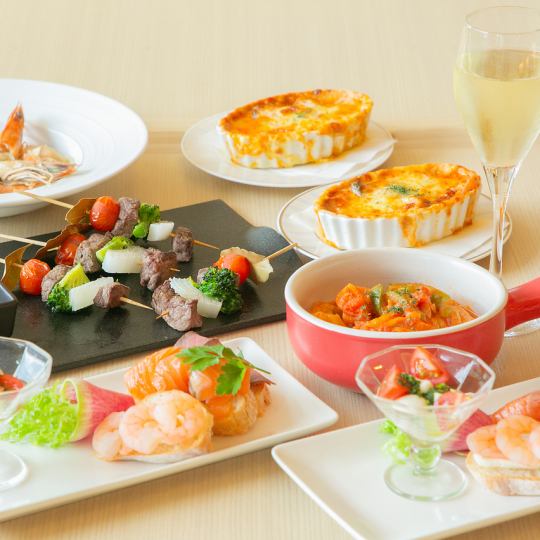 地中海のマリアージュ　地中海のワインとスパークリングワインどちらか1杯　プレゼント　