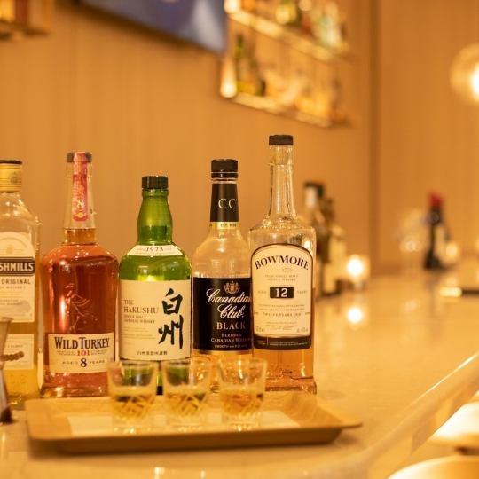 【BAR】ソムリエが選んだウィスキーor 赤ワイン各3種飲み比べセット