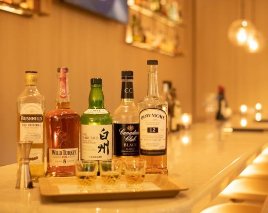 【BAR】ソムリエが選んだウィスキーor 赤ワイン各3種飲み比べセット
