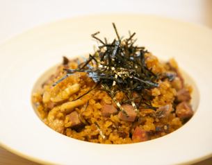 オーストラリア産牛肉と５種キノコのピラフ