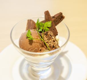 ミニチョコレートパフェ