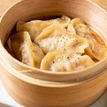 セイロ蒸し蒸餃子 SteamedDumplings