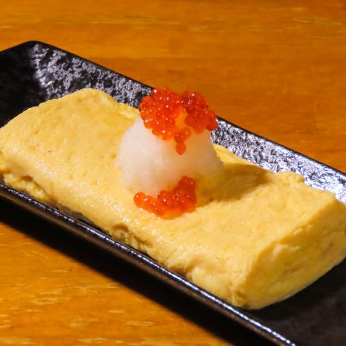 だし巻き玉子いくらおろしがけ