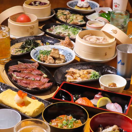 【極みコース】長崎地酒×地魚刺身盛り×宮崎県産骨付き鶏☆120分全170種食べ飲み放題コース