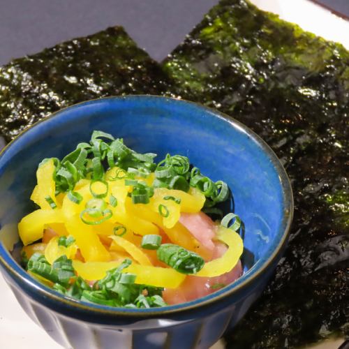 ネギトロたく海苔巻き