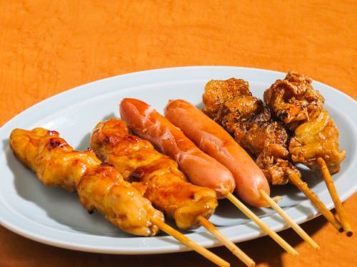 焼き鳥の盛り合わせ(1人前3本)