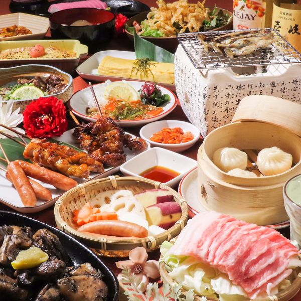 【Aコース】フード60種×ドリンク150種★2時間4500円(税込)<食べ飲み放題/全日>