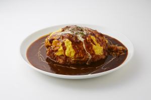 ふわふわ帽子のオムライス