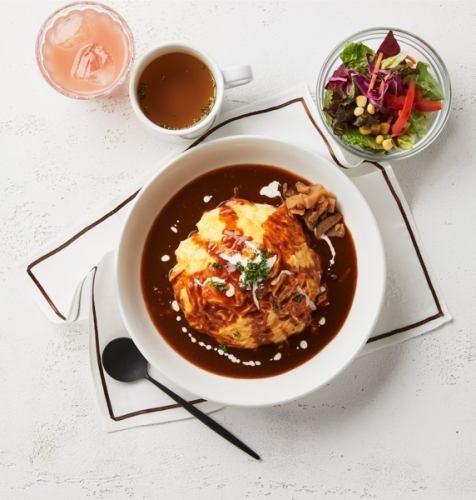 【選べるメイン★セレクトランチ】メイン1品・ミニサラダ・スープ&ドリンクバー
