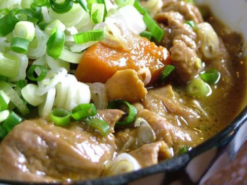 自家製もつ煮込み