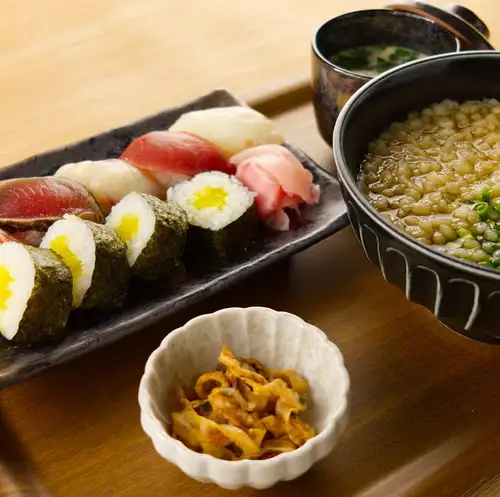 Full-stomach sushi set meal