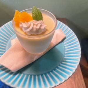 살구 망고 푸딩