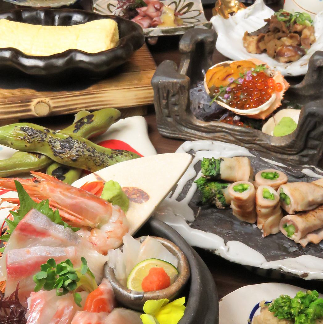 駅近の好立地☆魚専門店で海鮮尽くしのお食事が楽しめる♪