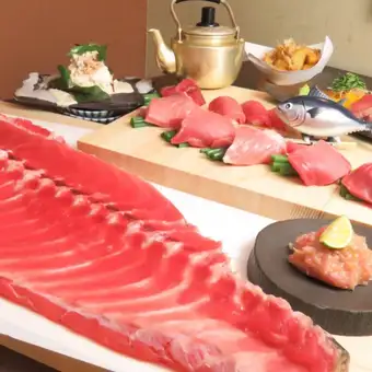 ◎两全其美：【鱼类爱好者套餐】3000日元（含税）+ 1500日元畅饮