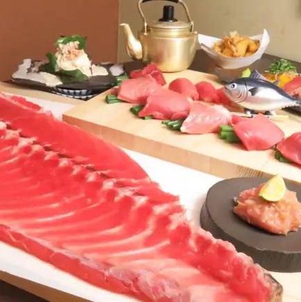 ◎いいとこどり【魚っと大好きコース】3000円（税込み）＋1500円で飲み放題付き