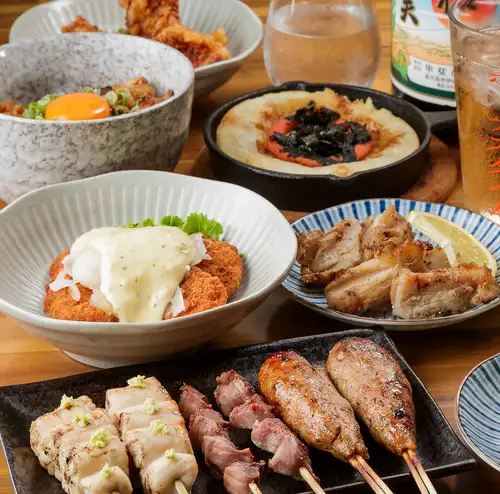 야키토리 외에 맥주가 추천하는 일품요리도 충실◎