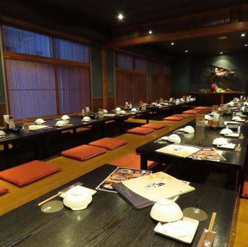 大型宴会も可能の空間。