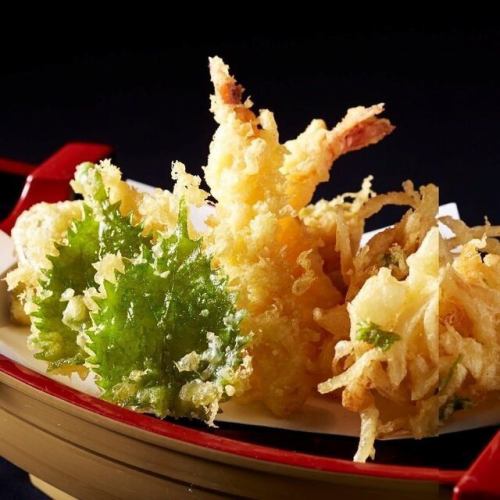 Seasonal tempura prime