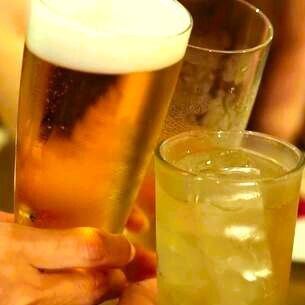 お酒と共に楽しめる、飲み放題プランがございます！