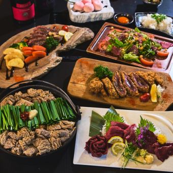 【馬】馬肉好きに捧ぐ、馬の旨みを味わい尽くす「馬まみれ」プラン【【2.5h飲み放題付6000円】