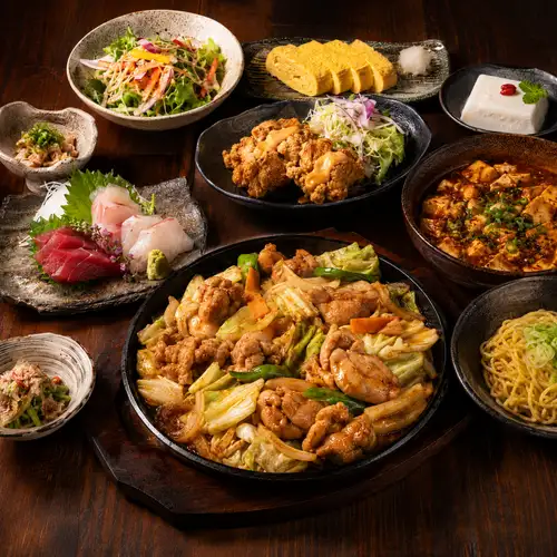 [Kuranosuke Course] Main dish is our signature chicken dish ♪ 2.5 hours all-you-can-drink, 10 dishes, 4000 yen