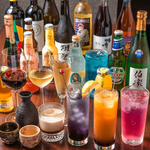 豊富なドリンクの数々