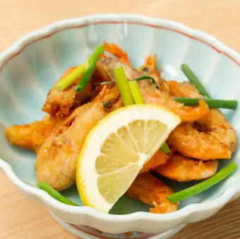 甘海老の唐揚げ