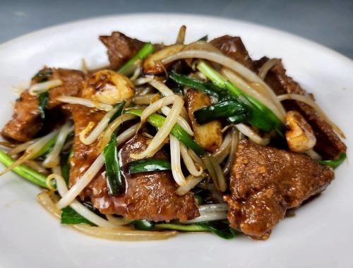 自慢のレバニラ