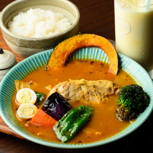 ランチ限定でスープカレーを♪