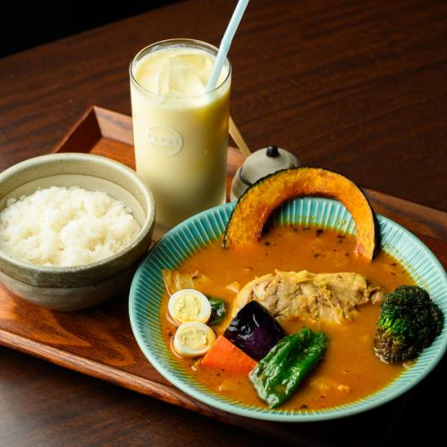 ほろほろチキンのスープカレー