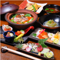 【年末年始限定】産直鮮魚の刺身や 旬の焼き物・揚げ物・煮物などを味わうお得な6000円コース