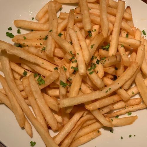 French fries with truffle salt