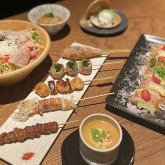 [2 hours all-you-can-drink included] MAKI-BUDOU Kushimon course