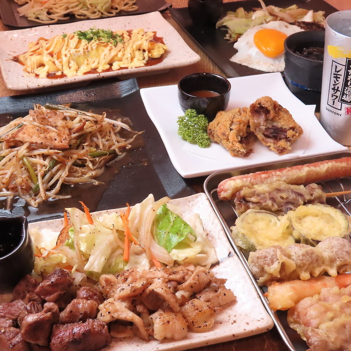 鉄板焼きメニューやおつまみ一品料理を楽しめる◎おひとり様で気軽に飲める鉄板酒場☆