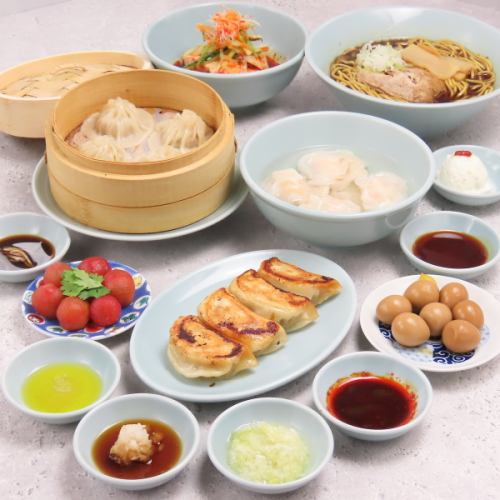 A wide variety of banquet courses!