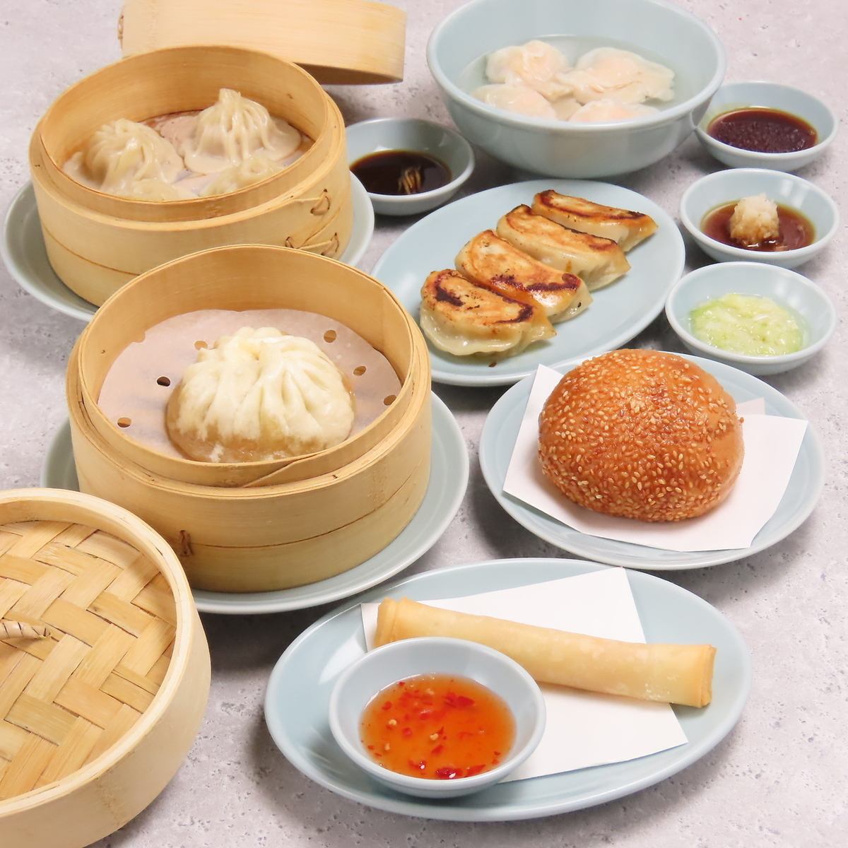 3500円（税込）2時間飲み放題付多彩な餃子と点心が楽しめます！