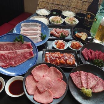 【ホットペッパー限定】木曽の人気メニューせいぞろい『極コース』5500円(税込)※週末は2時間制