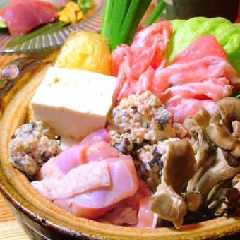 《附2小时无限畅饮》[芥末鼠尾草油鸟天妇罗]盐相扑套餐 5,000日元