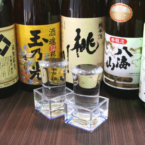 We also offer sake that goes well with Japanese and roasted dishes ♪