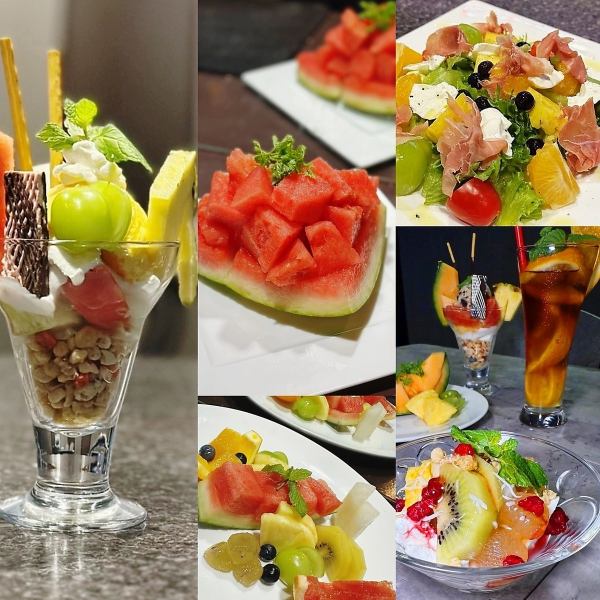 【夜カフェとしてもご利用可◎】他店では味わえない本格フルーツを使ったお料理が自慢です♪